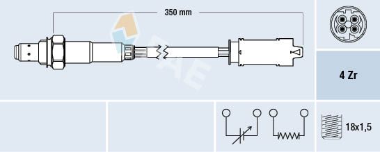 Obrázok Lambda sonda FAE  77368