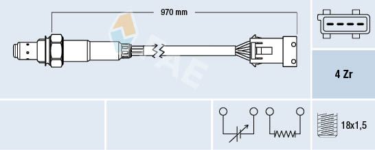 Obrázok Lambda sonda FAE  77372