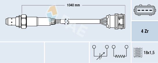 Obrázok Lambda sonda FAE  77373