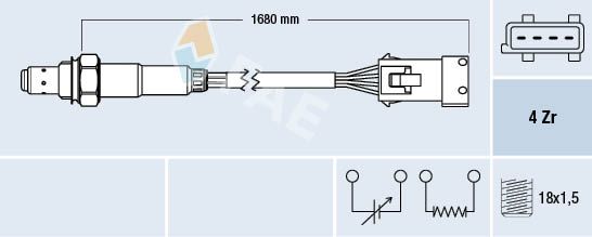 Obrázok Lambda sonda FAE  77374