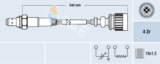 Obrázok Lambda sonda FAE  77376