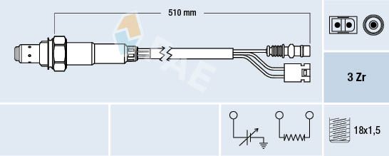 Obrázok Lambda sonda FAE  77377