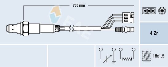 Obrázok Lambda sonda FAE  77380