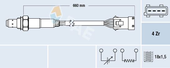 Obrázok Lambda sonda FAE  77384