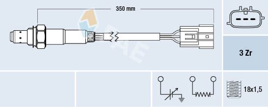 Obrázok Lambda sonda FAE  77390