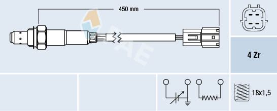 Obrázok Lambda sonda FAE  77394