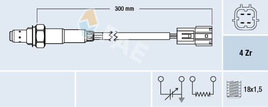 Obrázok Lambda sonda FAE  77395