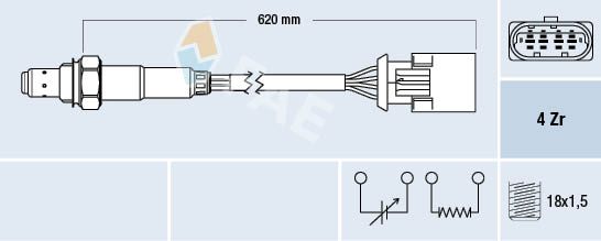 Obrázok Lambda sonda FAE  77396
