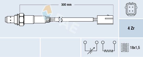 Obrázok Lambda sonda FAE  77397