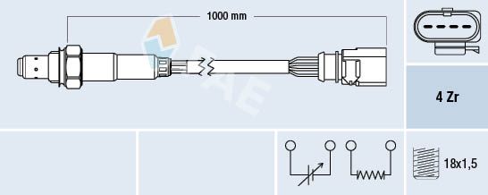 Obrázok Lambda sonda FAE  77398