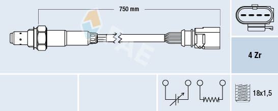 Obrázok Lambda sonda FAE  77399