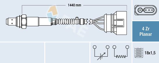 Obrázok Lambda sonda FAE  77400