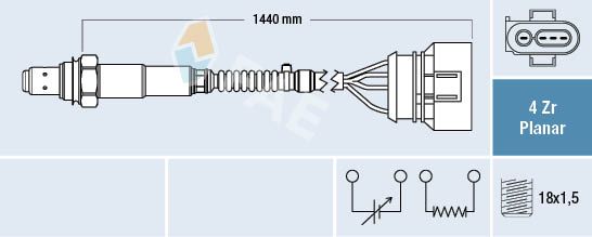 Obrázok Lambda sonda FAE  77401