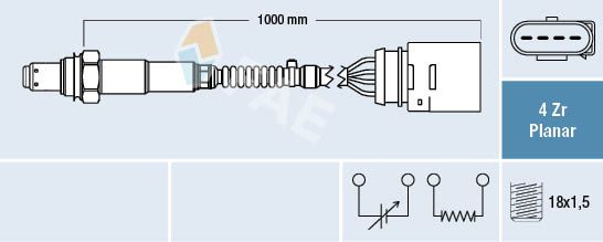 Obrázok Lambda sonda FAE  77404