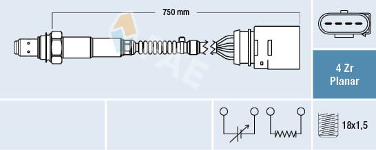 Obrázok Lambda sonda FAE  77405