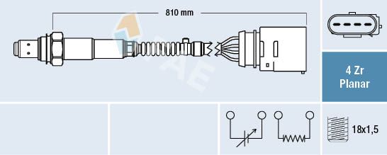 Obrázok Lambda sonda FAE  77406