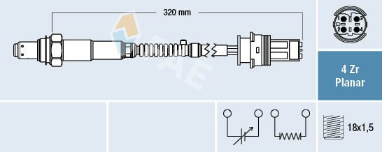 Obrázok Lambda sonda FAE  77409