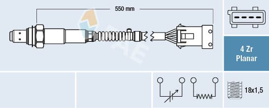 Obrázok Lambda sonda FAE  77410