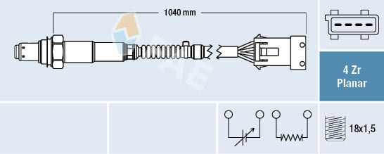 Obrázok Lambda sonda FAE  77414