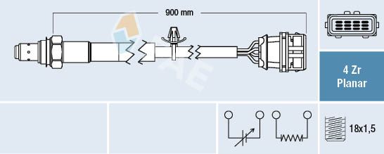 Obrázok Lambda sonda FAE  77415
