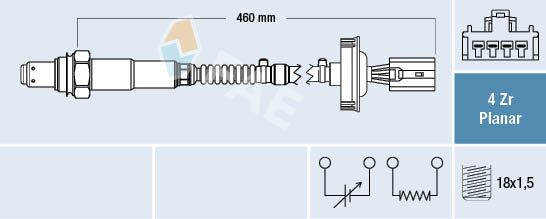 Obrázok Lambda sonda FAE  77417