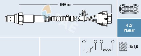 Obrázok Lambda sonda FAE  77421