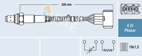 Obrázok Lambda sonda FAE  77426