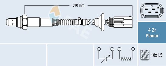 Obrázok Lambda sonda FAE  77428