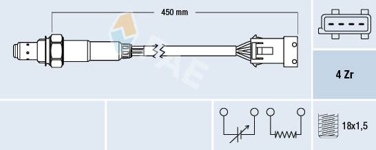 Obrázok Lambda sonda FAE  77433