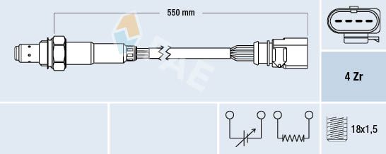 Obrázok Lambda sonda FAE  77439