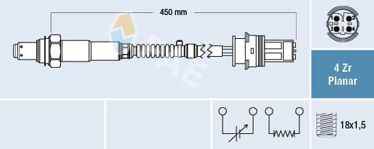 Obrázok Lambda sonda FAE  77444