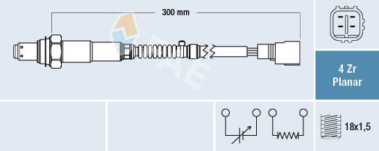 Obrázok Lambda sonda FAE  77455