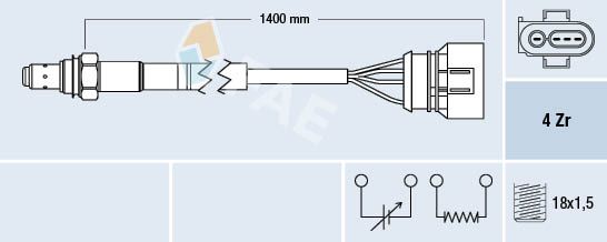 Obrázok Lambda sonda FAE  77461