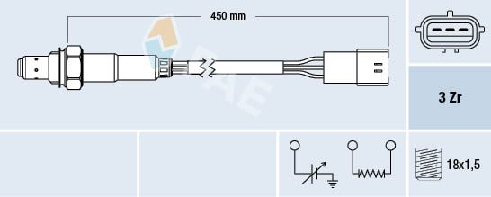 Obrázok Lambda sonda FAE  77466