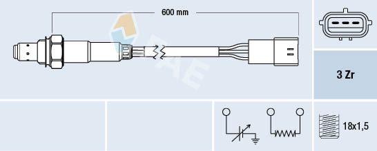 Obrázok Lambda sonda FAE  77467