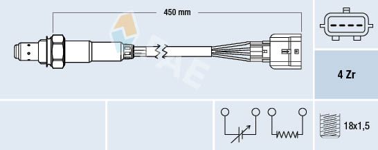 Obrázok Lambda sonda FAE  77469