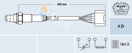 Obrázok Lambda sonda FAE  77470