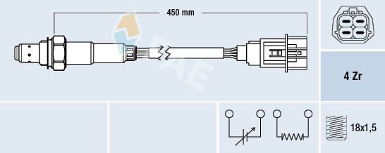 Obrázok Lambda sonda FAE  77471