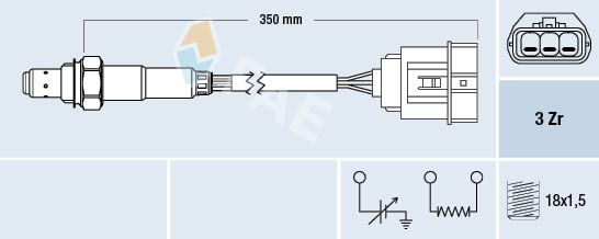 Obrázok Lambda sonda FAE  77472