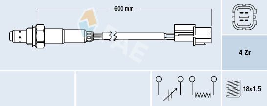 Obrázok Lambda sonda FAE  77477