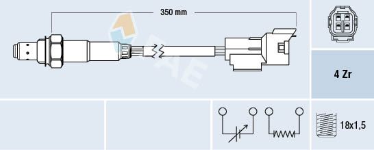 Obrázok Lambda sonda FAE  77480