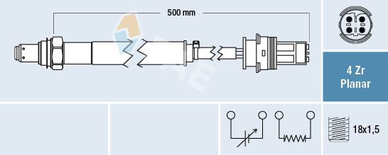 Obrázok Lambda sonda FAE  77491