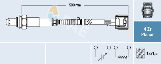 Obrázok Lambda sonda FAE  77505