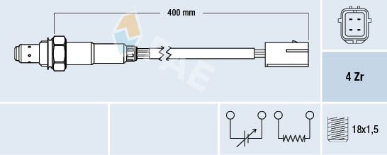 Obrázok Lambda sonda FAE  77507
