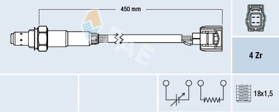 Obrázok Lambda sonda FAE  77523