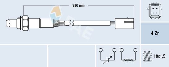 Obrázok Lambda sonda FAE  77529