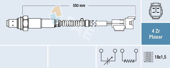 Obrázok Lambda sonda FAE  77550
