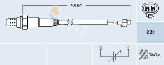 Obrázok Lambda sonda FAE  77560