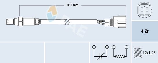 Obrázok Lambda sonda FAE  77571