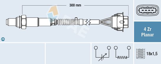 Obrázok Lambda sonda FAE  77575